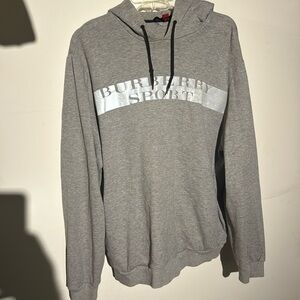 XL Vintage Burberry Sport Hoodie Reflective
